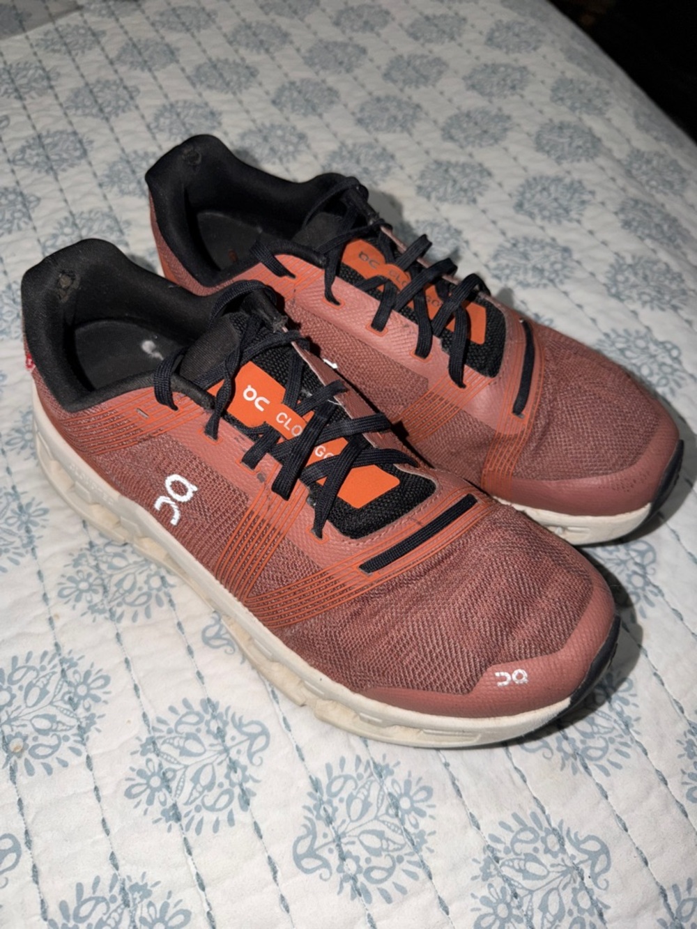 Cloudgo On Cloud Orange Running shoes women’s W10.5 - Picture 3 of 9